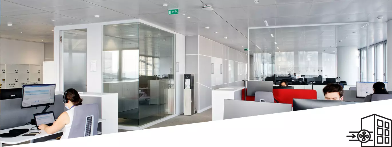 People working in office