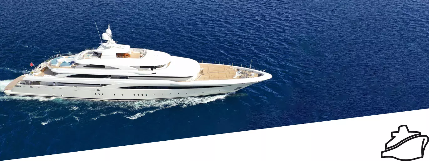 Yacht at sea