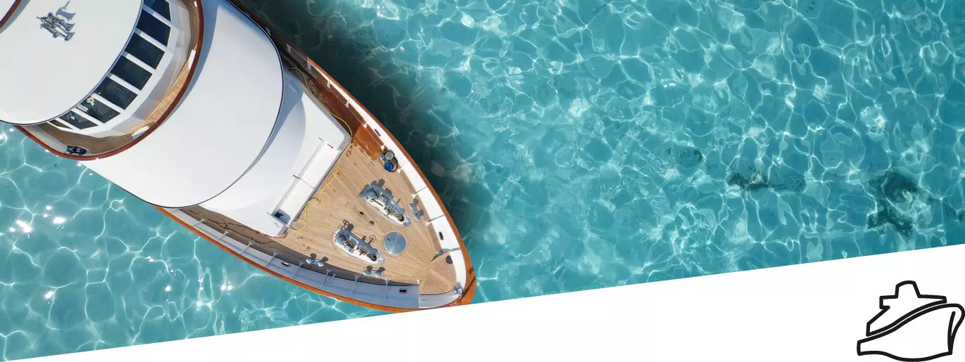Yacht at sea