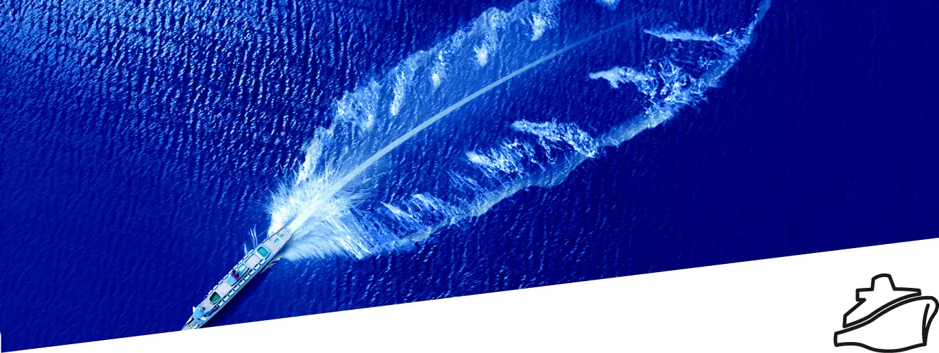 Ship at sea