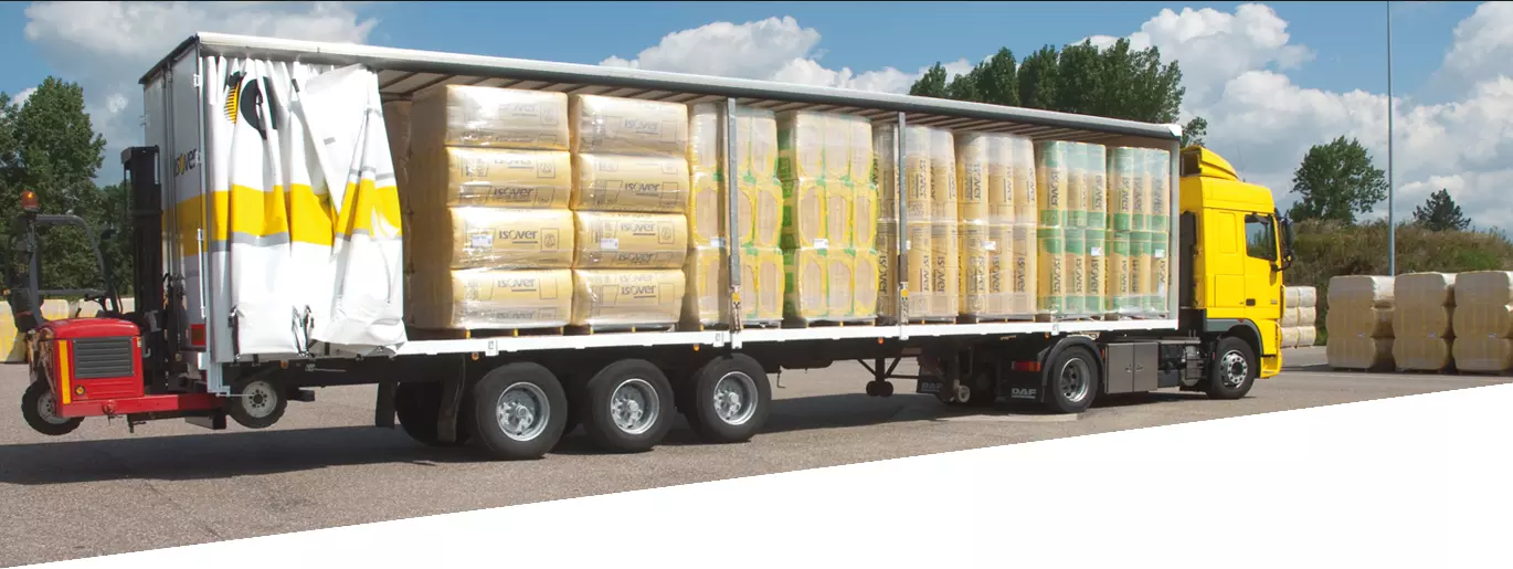 Truck with ISOVER insulation