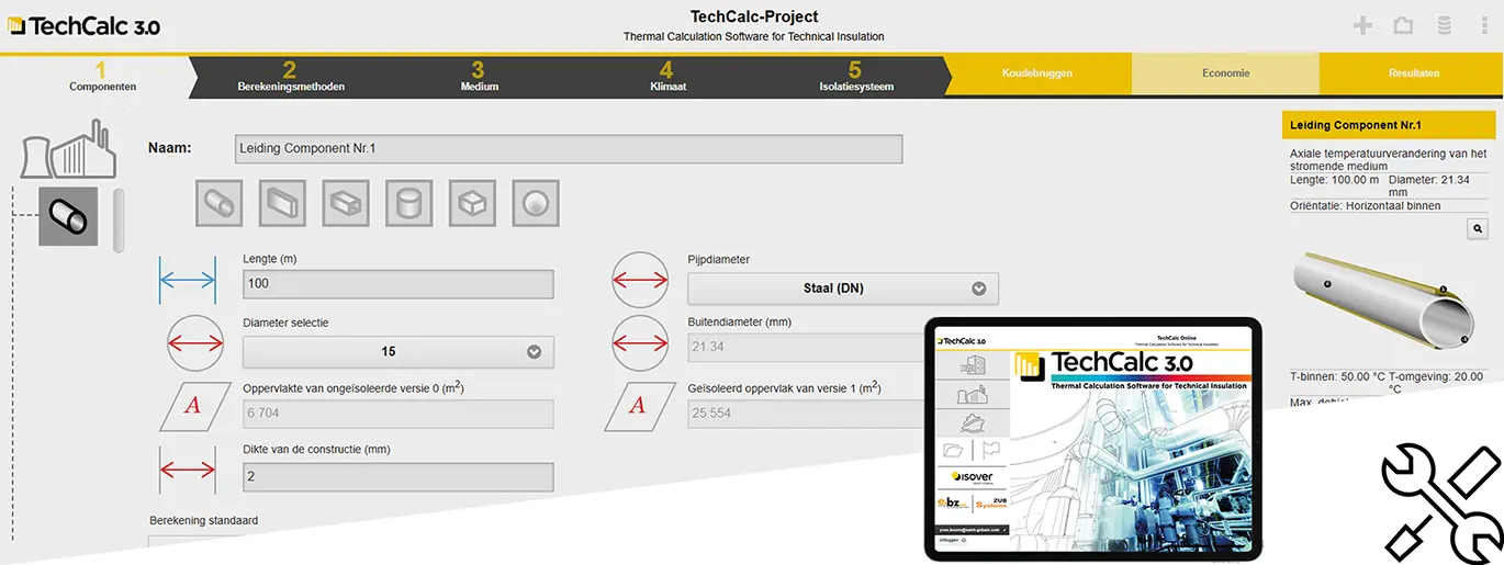 Screenshot TechCalc 3.0